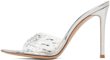 Грижа за обувките Gianvito Rossi Gianvito Rossi Halley 105 Heeled Mules Металик | G17670.15RIC.GME, 2