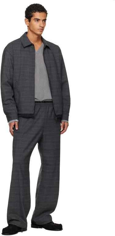 Панталони Diesel P-Tilson Plaid Wide-Leg Trousers with Elasticated Waist Сиво | A18485-0DEBS-9XXA, 3