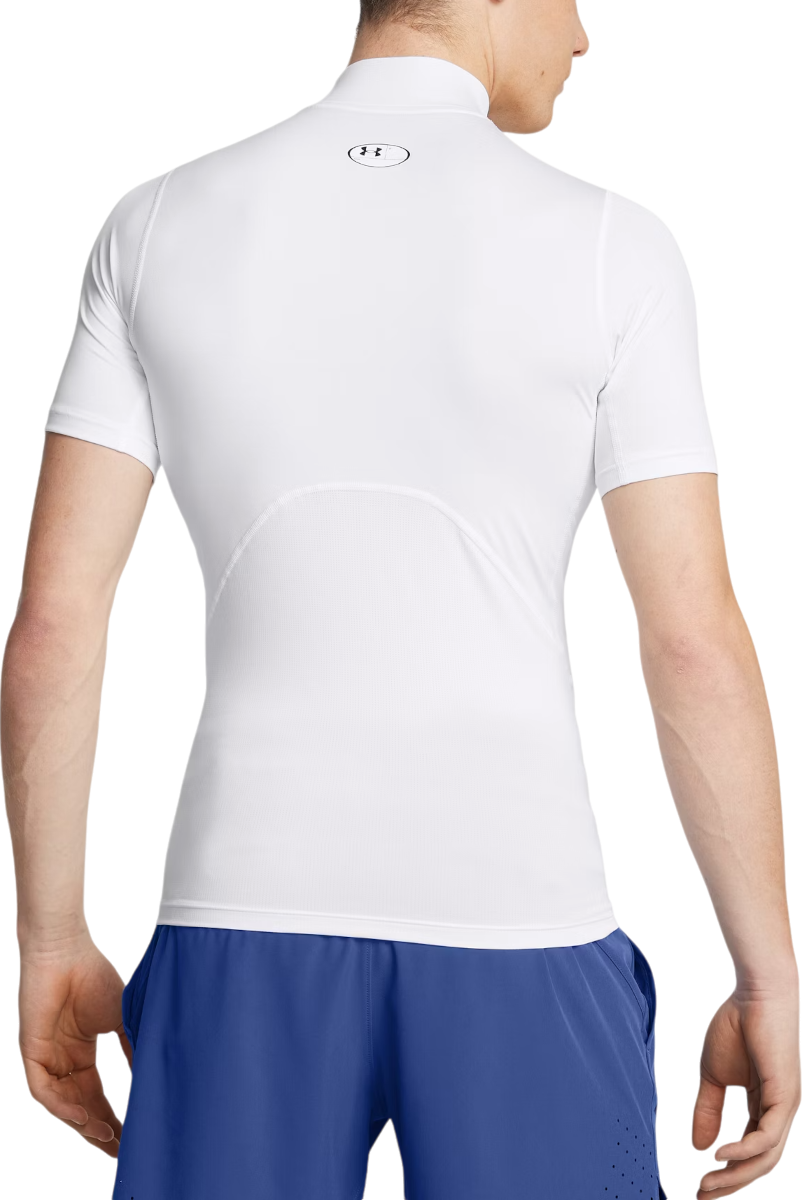 Тениска Under Armour T-Shirt Armour Comp Mock Short Sleeve Бяло | 1372586-100, 1