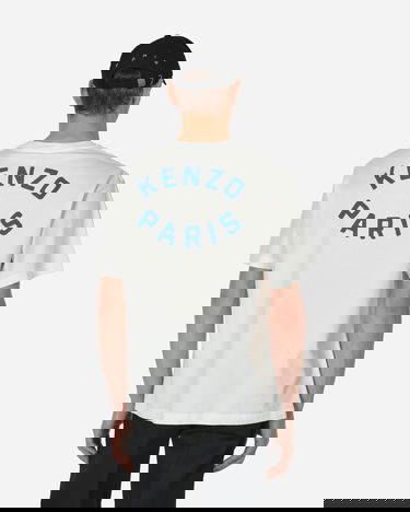 Тениска KENZO Oversize Target T-Shirt Бяло | FD65TS1114SG 02, 3