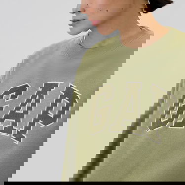 Суитчър GAP Logo Crew Olive Cord Зелено | 554936-34, 3