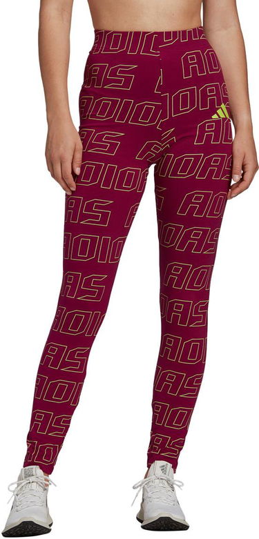 Клинове adidas Originals Adidas Graphic Tight Leggings Бургунди | fs2463, 0