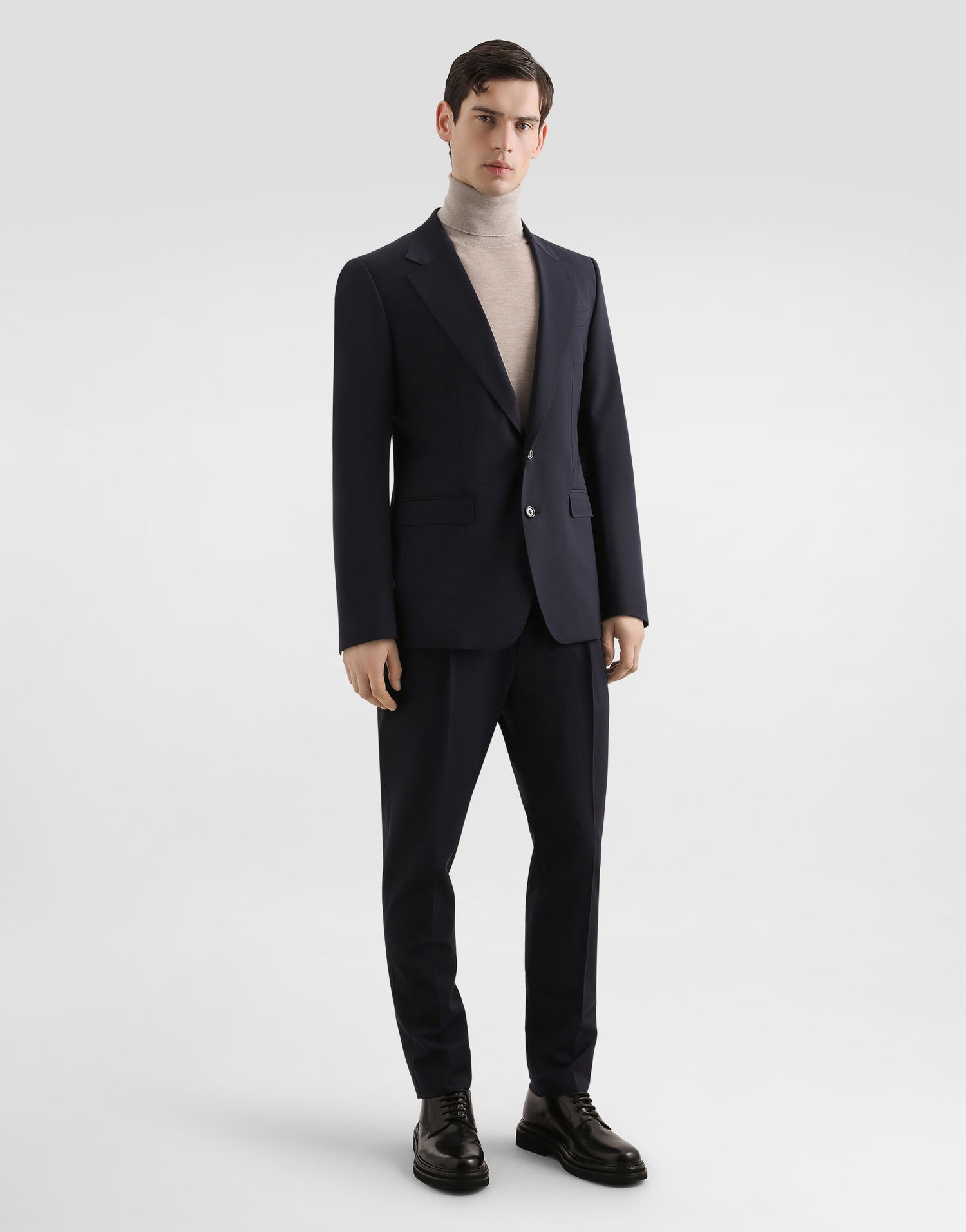 Яке Dolce & Gabbana Dolce & Gabbana Taormina Single-Breasted Wool Canvas Jacket Тъмно синьо | G2VK7TFURK8B3681, 1