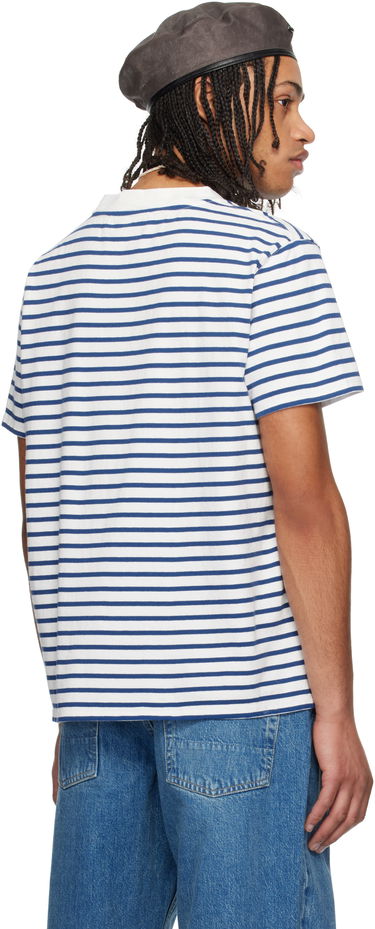 Тениска OUR LEGACY OUR LEGACY Bliss Striped T-Shirt Бяло | M2256BG, 2