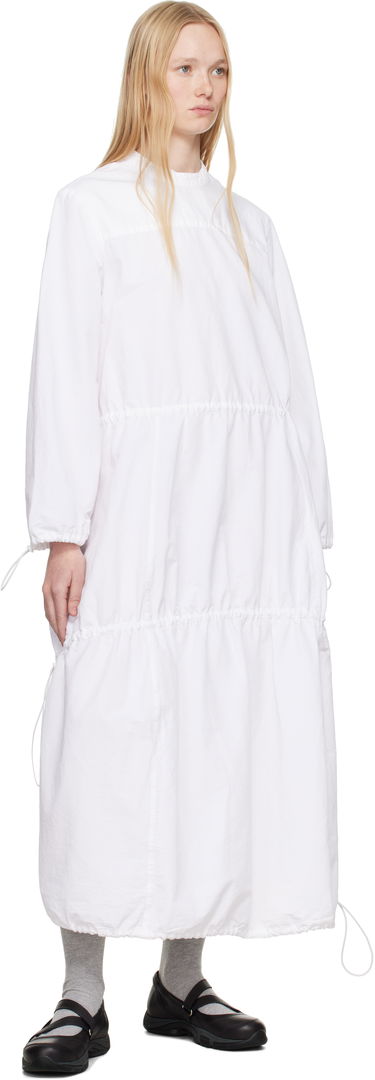 Pокля YMC YMC Carter Maxi Dress Бяло | Q1YAB, 3