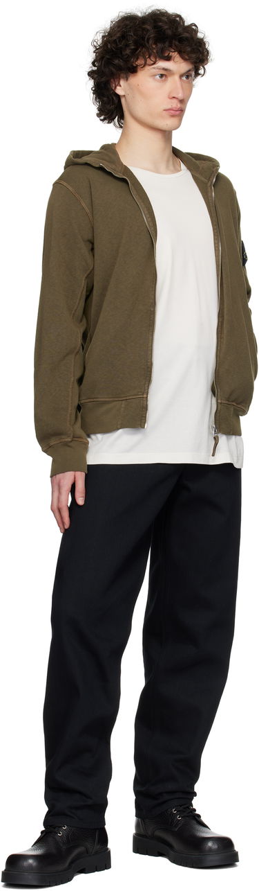 Суитчър Stone Island Stone Island Malfilé Fleece Hoodie Зелено | K1S15 6100021 S0060, 4