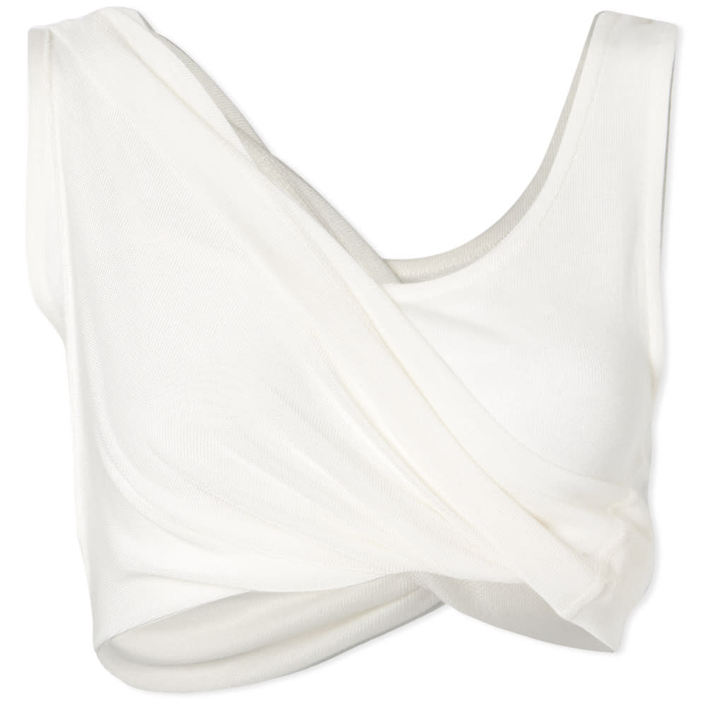 Потник HERON PRESTON Twisted Vest Top Бяло | HWAD044S23JER0010100, 0