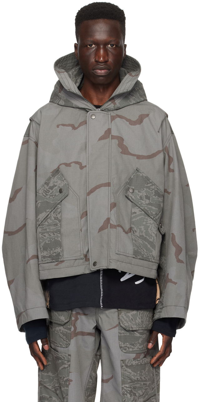 Regenerated Camo Jacket