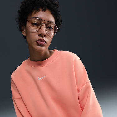 Пуловер Nike Sportswear Phoenix Fleece Crewneck Sweatshirt Оранжево
 | DQ5761-844, 1