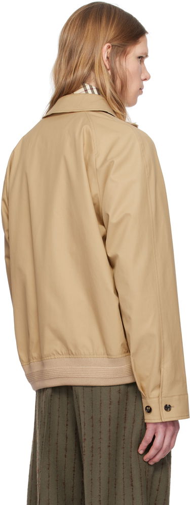 Яке бомбър Burberry Burberry Gabardine Chester Harrington Jacket Бежово | 8093199, 2