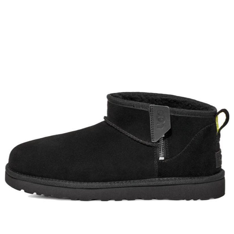 Кецове и обувки UGG Classic Ultra Mini Zip Boots Черно | 1143984-BPRF, 0
