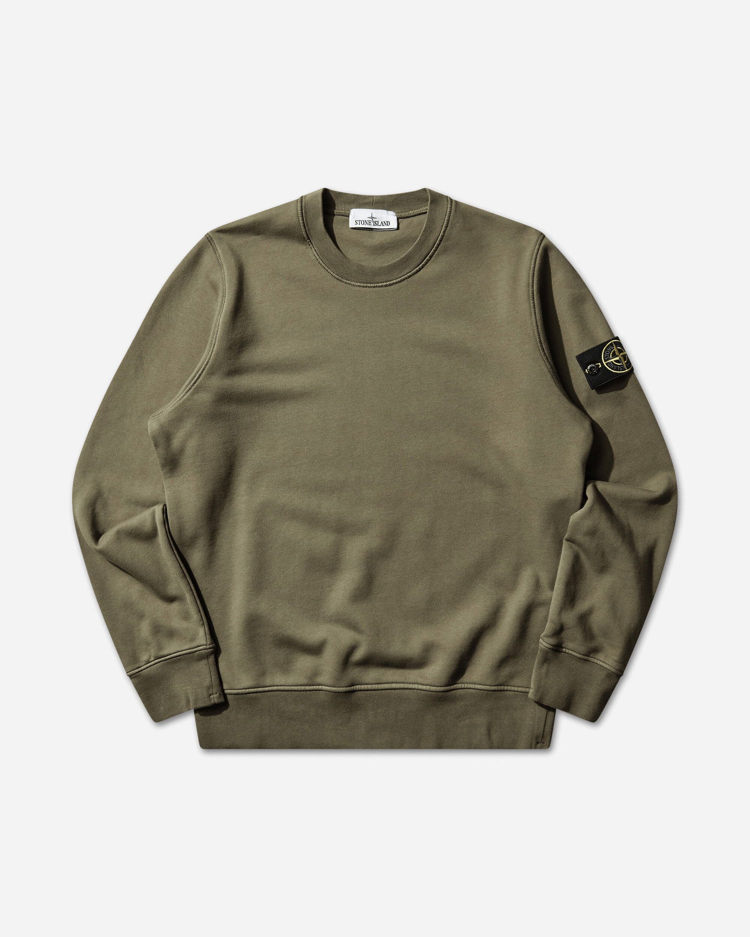 Суитчър Stone Island Organic Cotton Fleece Crewneck Sweatshirt Зелено | L1S156100060S0051 V005G, 1