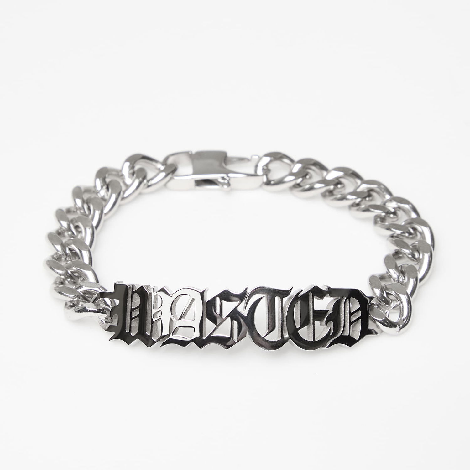 Гривна Wasted Paris U Legacy Chain Bracelet with 'WASTED' Lettering Металик | WP_000310, 1