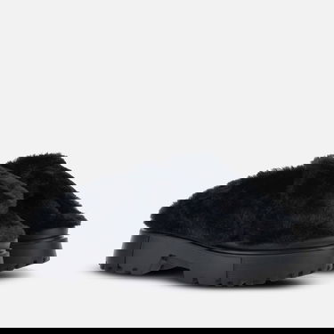 Кецове и обувки Hogan Hogan H644 Chunky Faux Fur Mule Черно | HXW6440FC303H6B999, 1