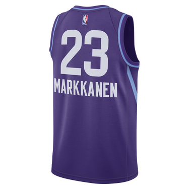 Фланелка Nike Swingman Lauri Markkanen Jazz City Edition 2024/25 Jersey Лилаво | FQ4363-506, 2