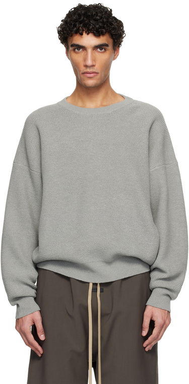 Пуловер Fear of God Wool Rib Crewneck Sweater Сиво | FG25FW20-205LAW-974, 0
