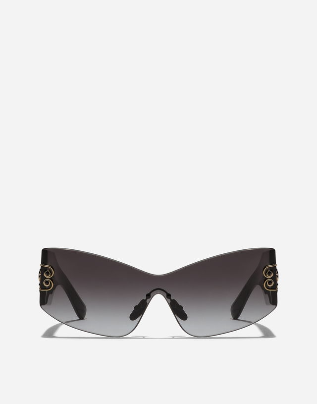 Dg Filigrana Ornate Shield Sunglasses