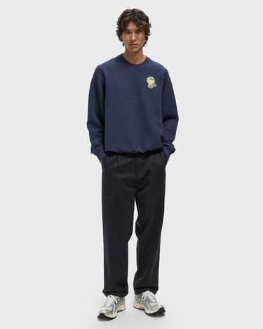 Суитчър Casablanca Grid Laurel Patch Sweatshirt Тъмно синьо | AW25-JTP-420-02, 2