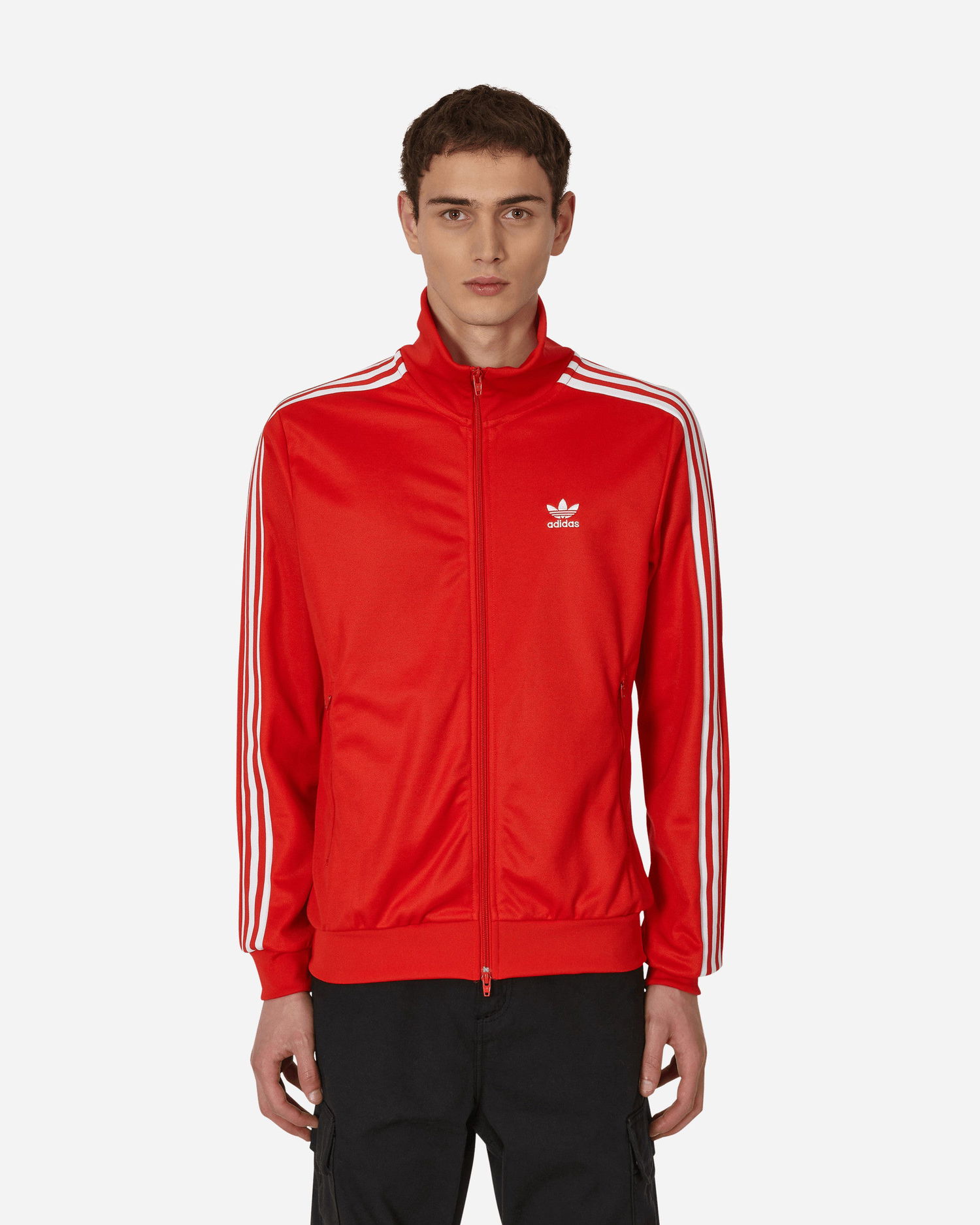 Суитчър adidas Originals Classics Beckenbauer Primeblue Jacket Червено | HK7363, 1