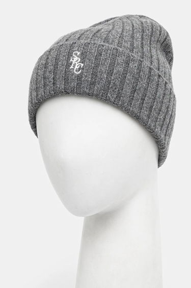 Шапка Sporty & Rich SRC Wool Cashmere Beanie Сиво | AC066506302GY03, 2