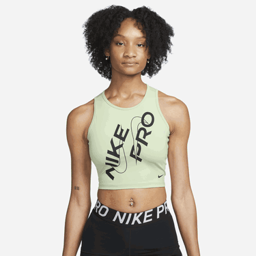 Потник Nike Pro Dri-FIT Crop Зелено | FB5261-343, 0