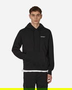 Logo Slim Hooded Sweatshirt Black