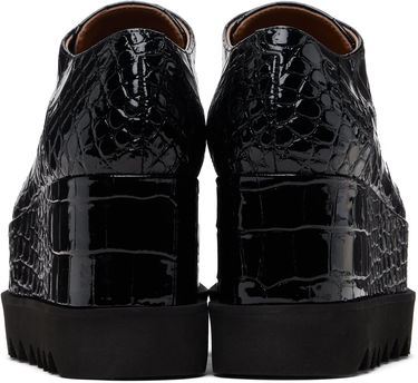 Кецове и обувки Stella McCartney Limited-Edition Elyse Crocodile Platform Derbys Черно | 810479APAEL0, 1