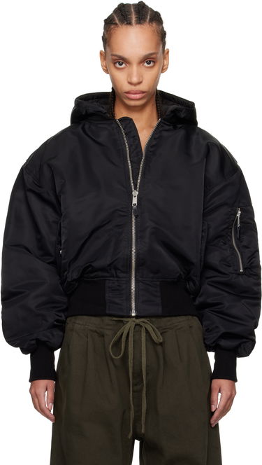 Яке бомбър Entire Studios Hooded Broad Bomber Jacket Черно | ES2539OI, 4