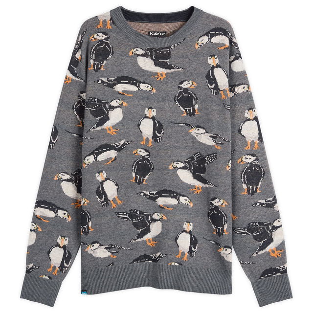 Highline Knitted Jumper with Puffin Print