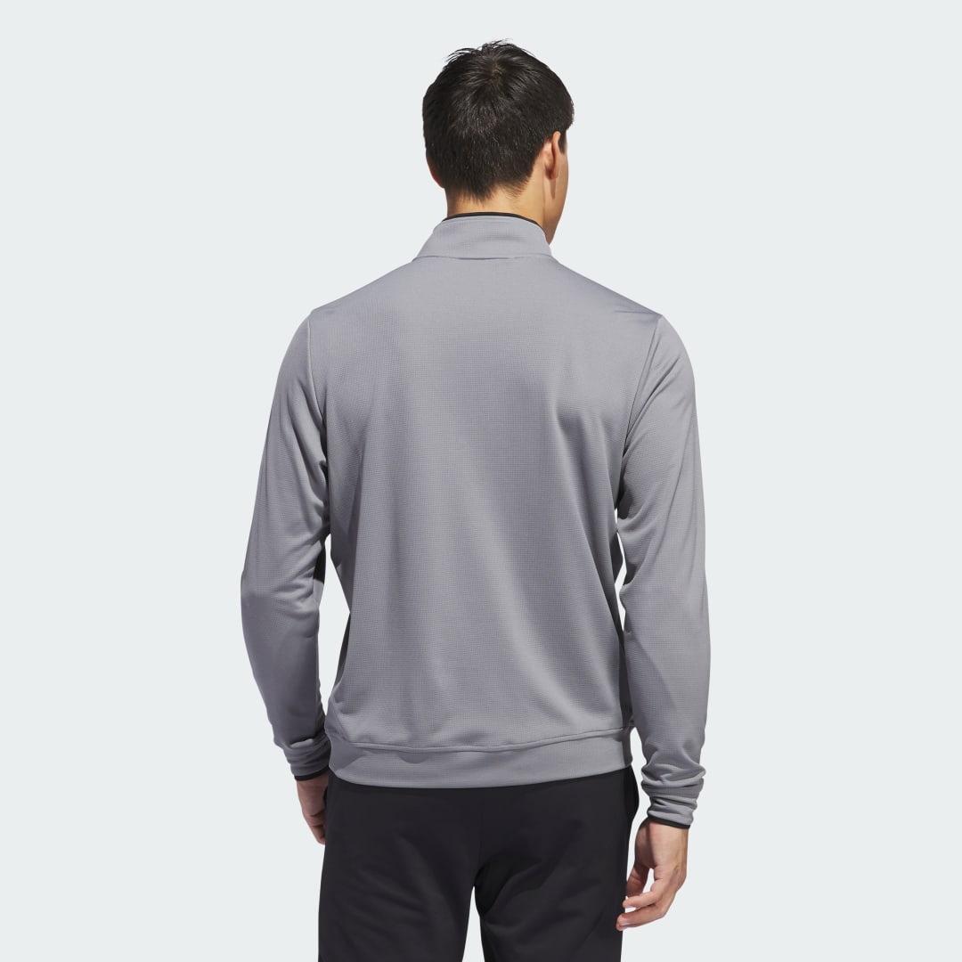Суитчър adidas Performance Lightweight Half-Zip Top Сиво | IU4513, 1