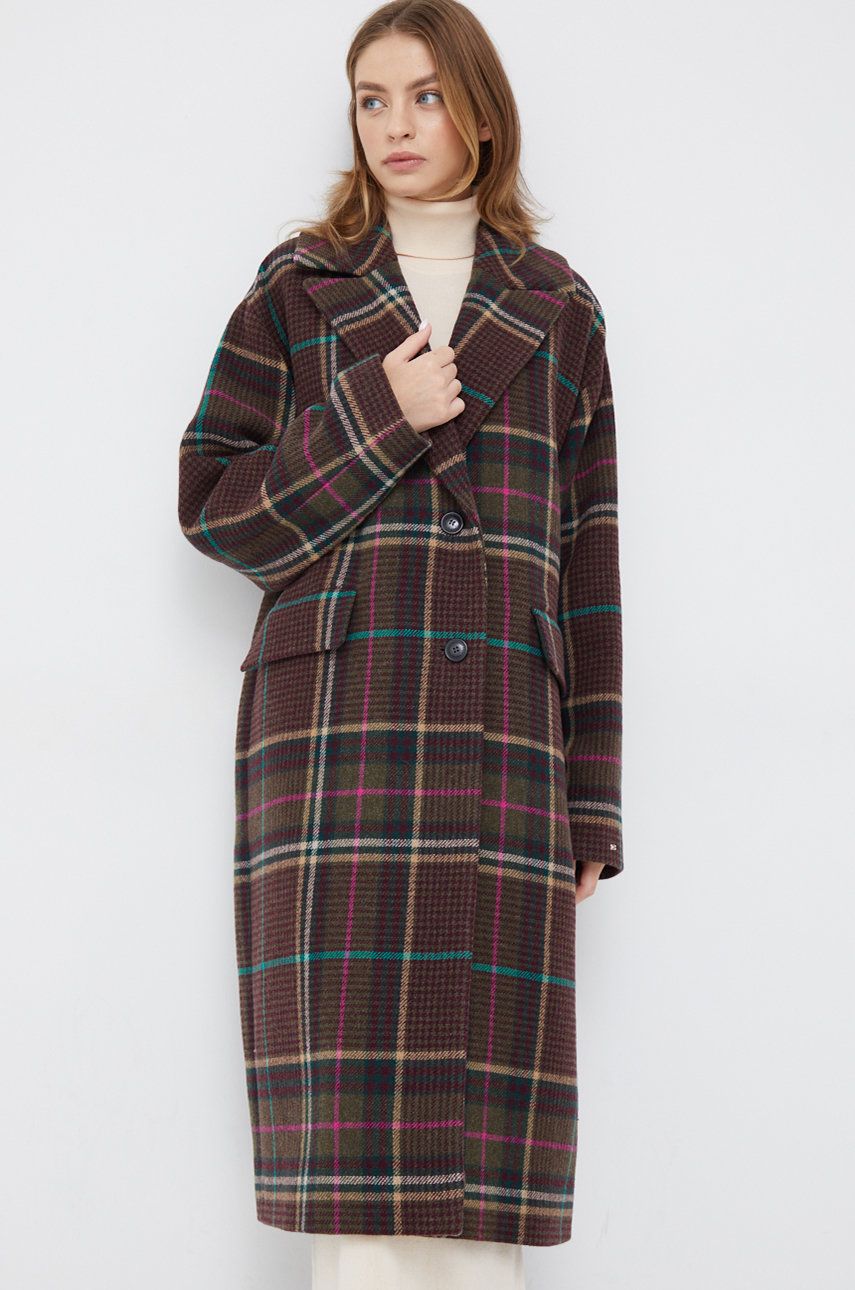 Палта Tommy Hilfiger Coat Кафяво | WW0WW35965.9BYY, 0