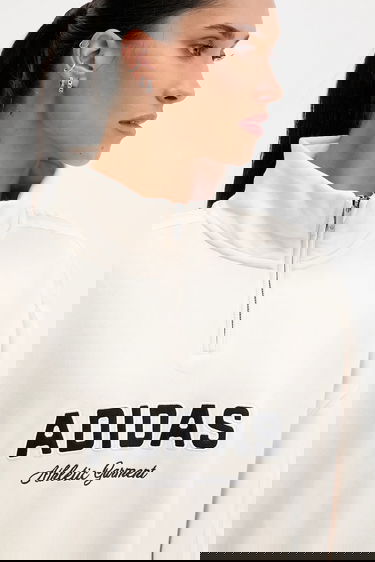Суитчър adidas Originals adidas Originals Quarter Zip Sweatshirt Бежово | KF2310, 2