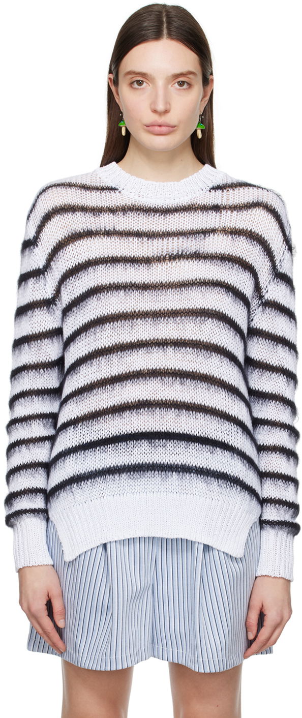 Пуловер Marni Striped Sweater Лилаво | GCMD0511Q0 UFCB21, 0