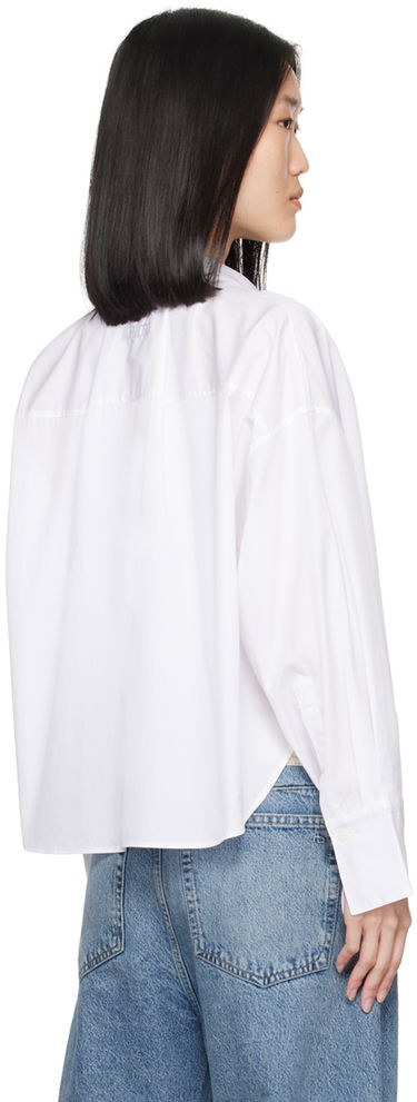 Риза rag & bone Rag & Bone Martha Cropped Shirt Бяло | WAW24PA0024602, 2