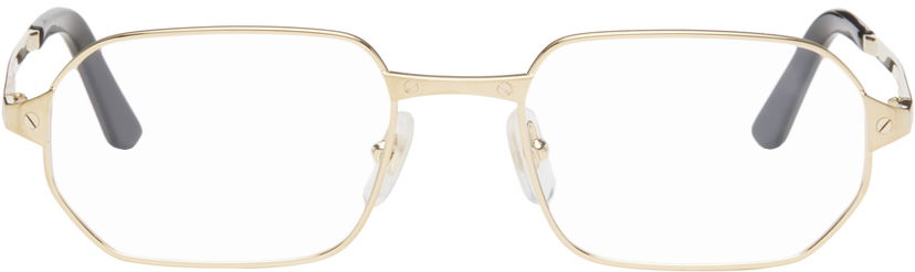 Слънчеви очила Cartier Rectangular Glasses Бежово | CT0442O-001