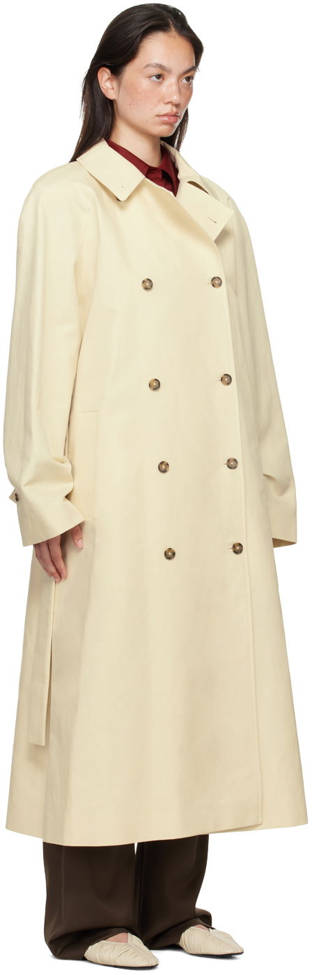 Тренчкот Loulou de Saison Loulou de Saison Kamina Double-Breasted Trench Coat Бежово | KAMINA, 1