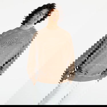 Суитчър Nike Revival Jersey Crewneck Кафяво | DM5628-087, 2