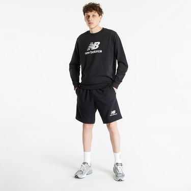 Суитчър New Balance Essentials Stacked Logo French Terry Crewneck Тъмно синьо | MT31538BK, 3