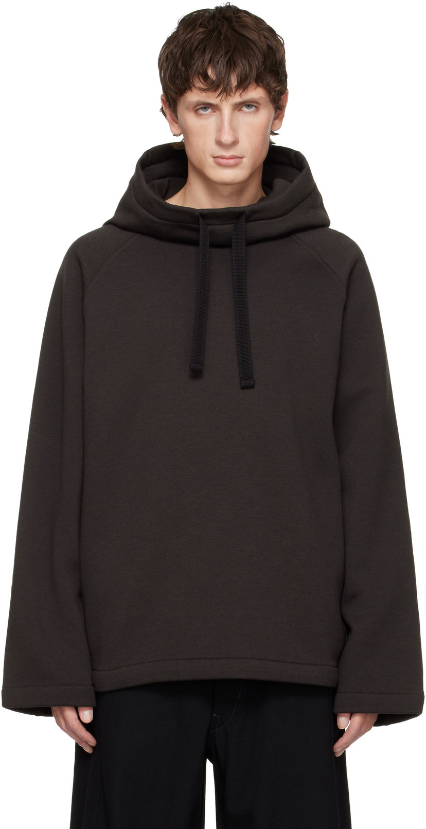 Суитчър LEMAIRE Lemaire Hooded Top Кафяво | TO1453 LJ1047