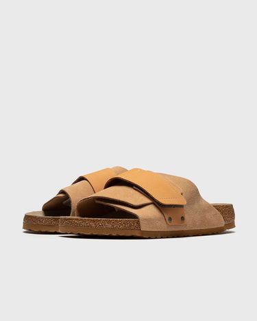 Кецове и обувки Birkenstock Kyoto VL Soft Suede & Nubuck Clay Бежово | 1022351, 1