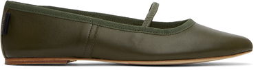 Облекло A.P.C. A.P.C. Swan Ballerina Flats Зелено | PXBVQ-F53295, 0