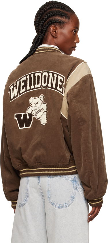 Яке бомбър We11done We11done College Corduroy Varsity Jacket Кафяво | WD-JP2-25-060-W-BR, 2