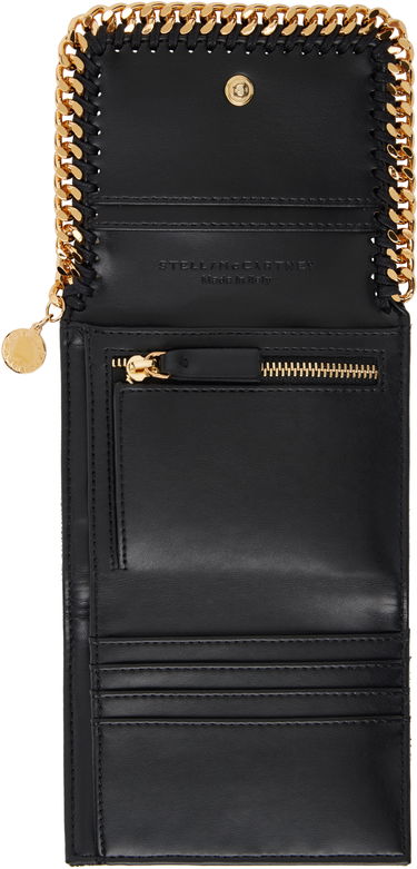 Портфейл Stella McCartney Stella McCartney Small Chain Flap Wallet Черно | 431000W9355, 2