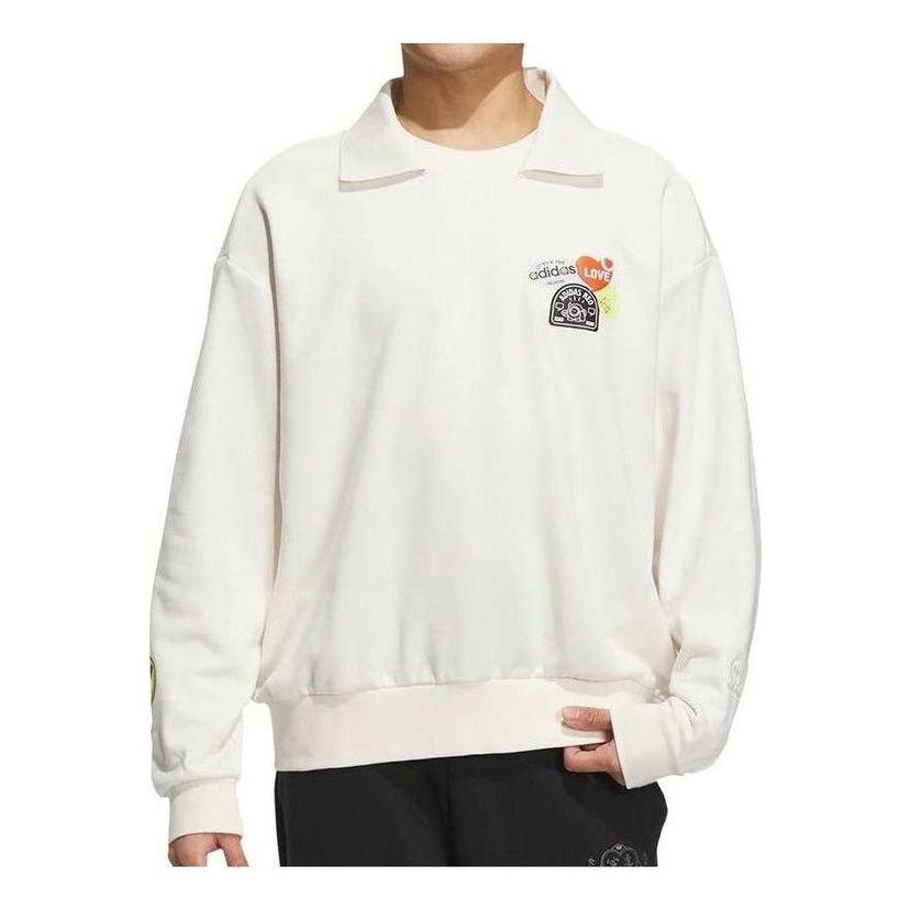 Пуловер adidas Originals VD Crewneck Sweatshirt Бяло | IK6013