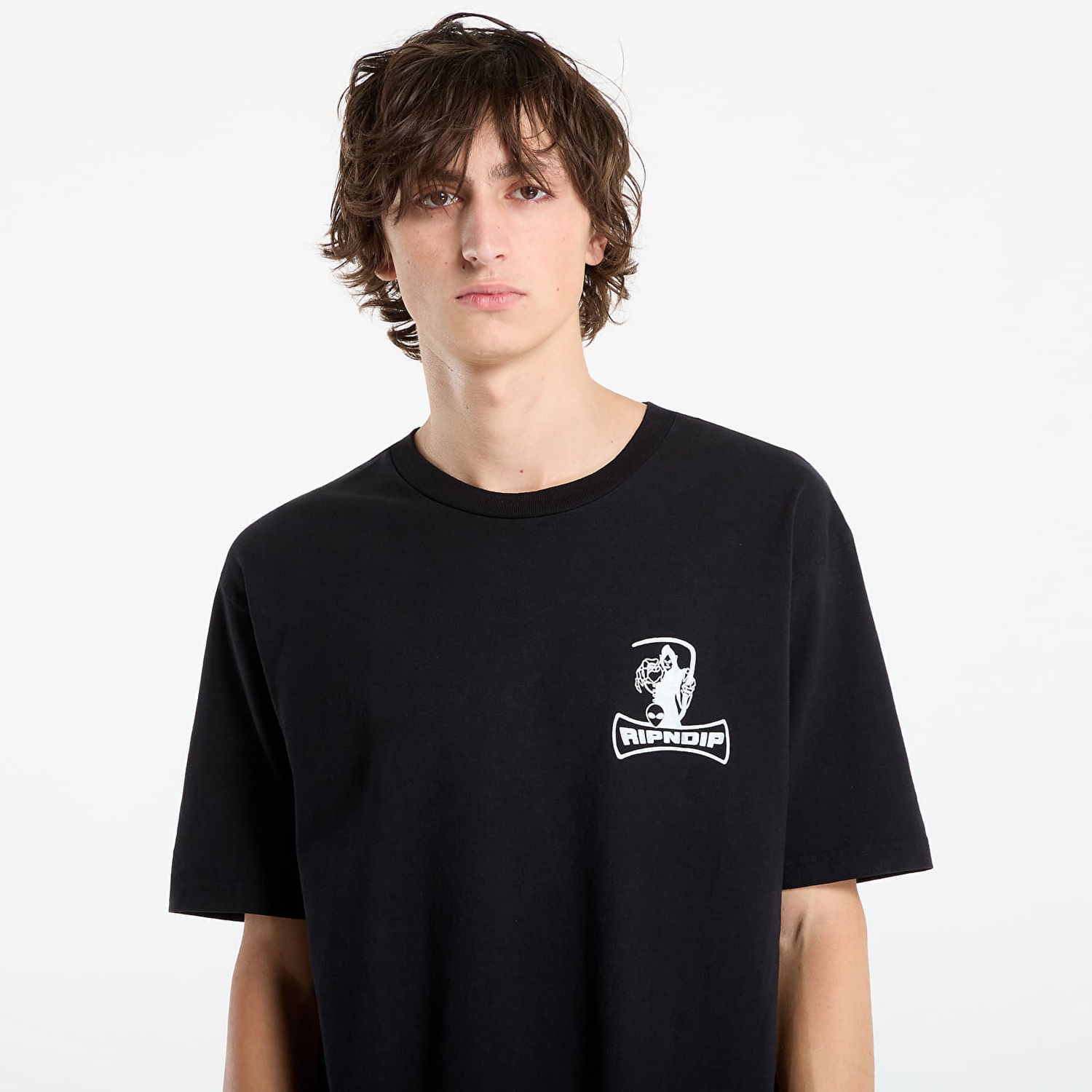 Тениска RIPNDIP RIPNDIP Meltdown T-Shirt Черно | RNDFALL25130, 1