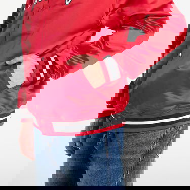 Яке бомбър Mitchell & Ness NBA Lightweight Satin Vintage Logo Jacket Bulls Червено | SJKT6296-CBUYYPPPSCAR, 2