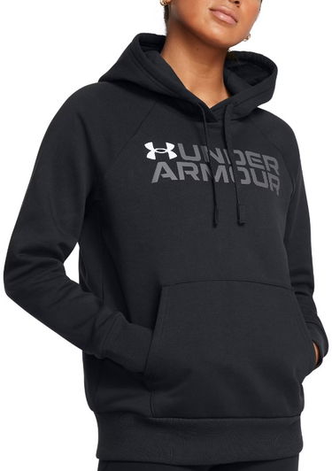 Суитчър Under Armour Fleece Wordmark Hoodie Черно | 1386512-001, 0