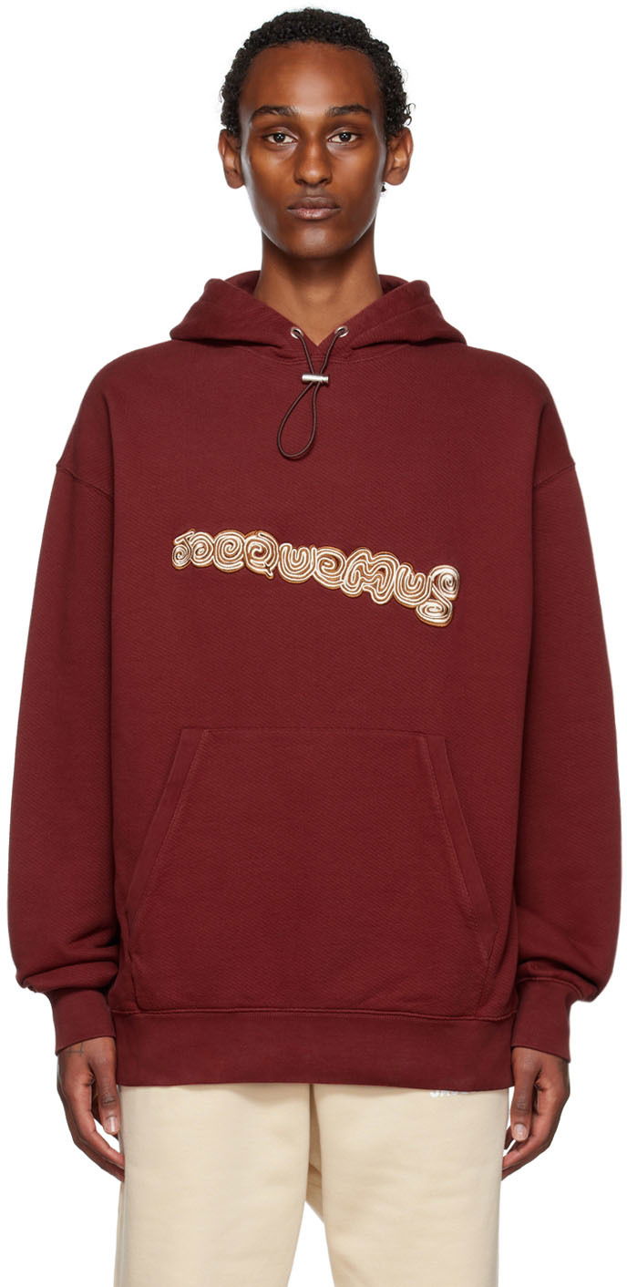 Суитчър Jacquemus Le Papier 'Le Sweatshirt Spirale' Hoodie Червено | 22H226JS070-2088, 0