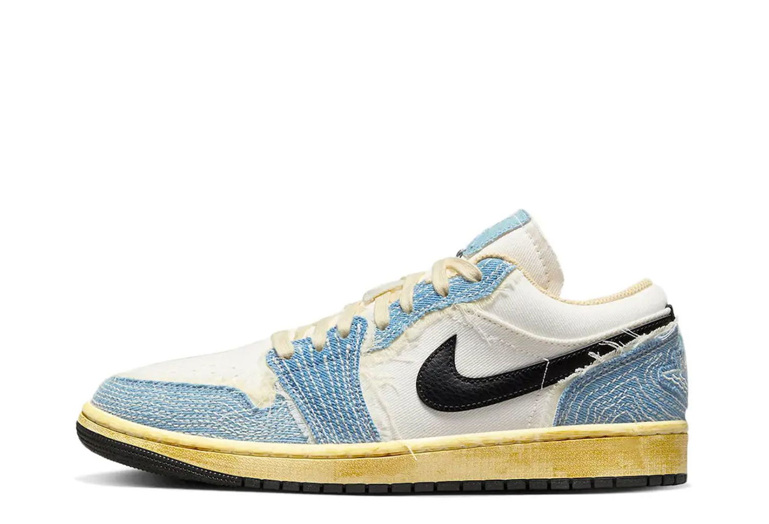 Кецове и обувки Jordan Air Jordan 1 Low SE "Sashiko Denim" Тюркоазено | FN7670-493, 1