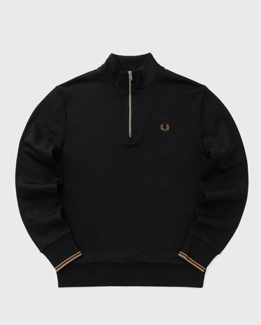 Суитчър Fred Perry Half Zip Sweatshirt Черно | M3574-S77, 0